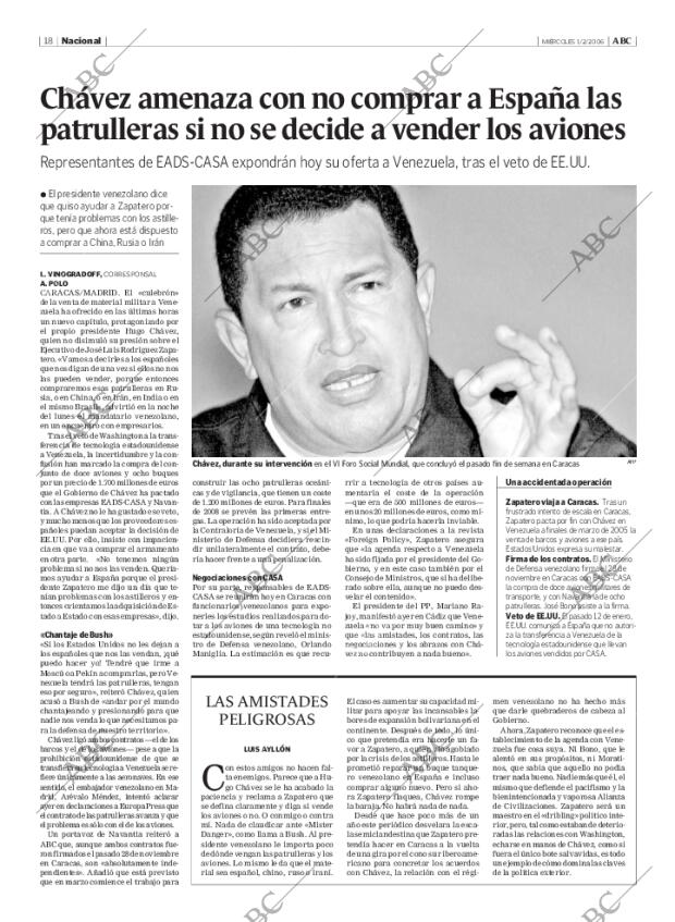 ABC MADRID 01-02-2006 página 18