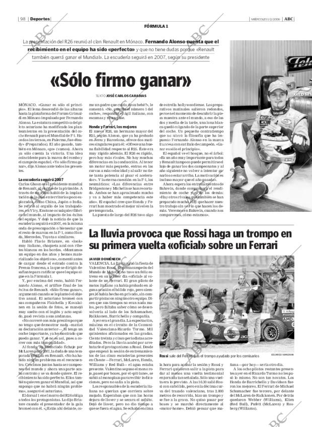 ABC MADRID 01-02-2006 página 98