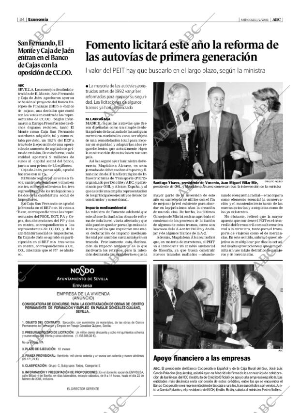 ABC SEVILLA 01-02-2006 página 84