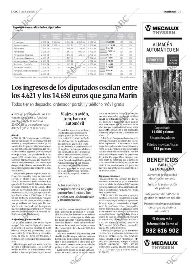 ABC MADRID 02-02-2006 página 21