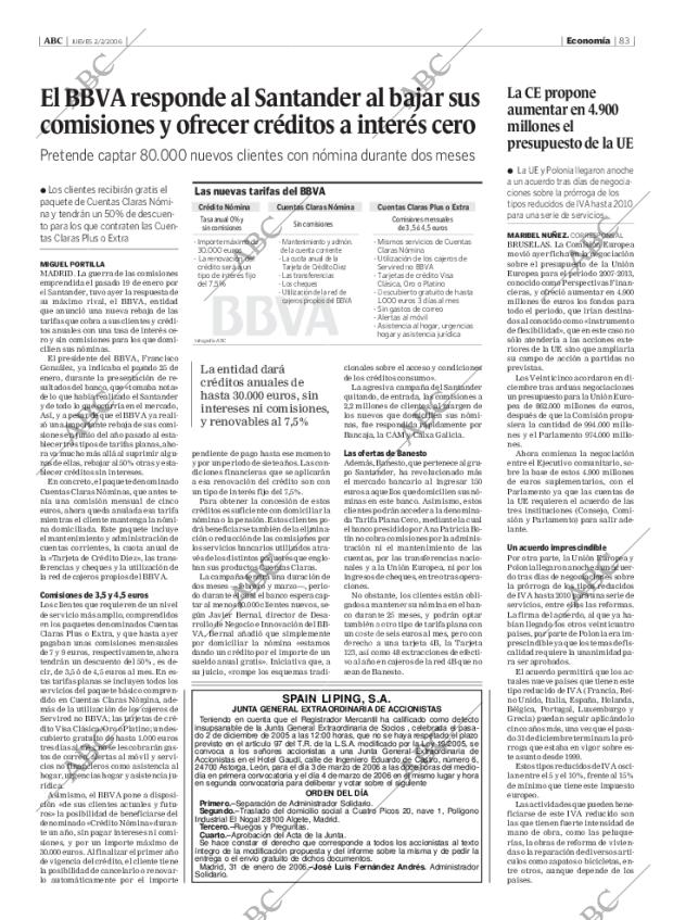 ABC MADRID 02-02-2006 página 83