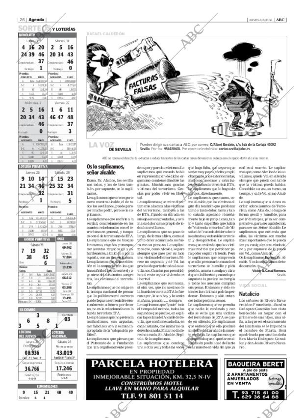 ABC SEVILLA 02-02-2006 página 26