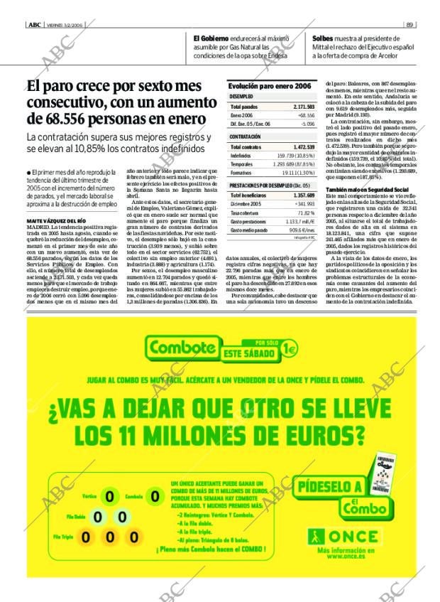 ABC MADRID 03-02-2006 página 89