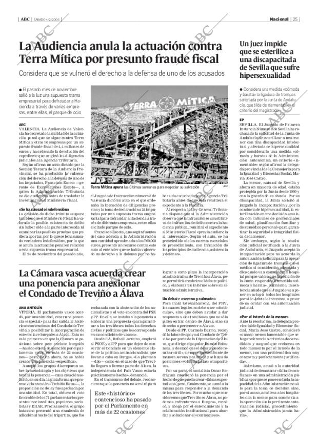 ABC MADRID 04-02-2006 página 25