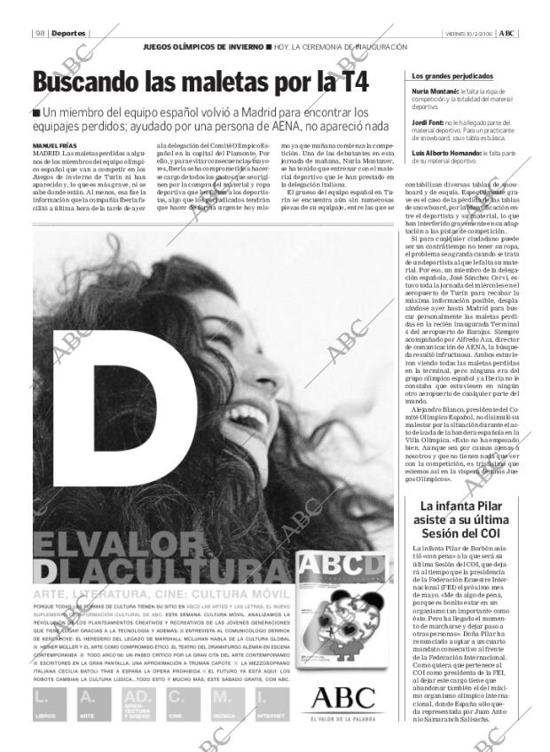 ABC MADRID 10-02-2006 página 98