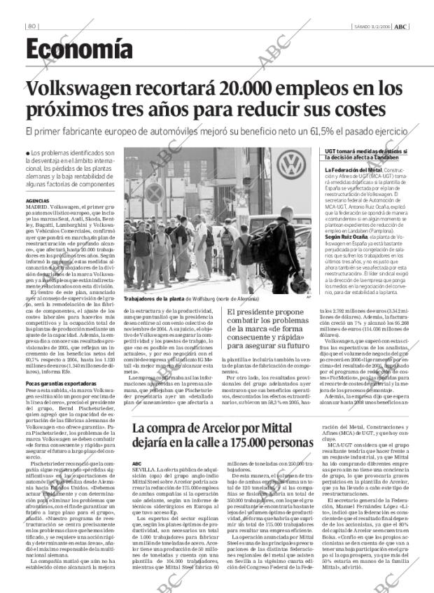 ABC MADRID 11-02-2006 página 80