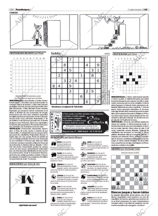 ABC MADRID 13-02-2006 página 102