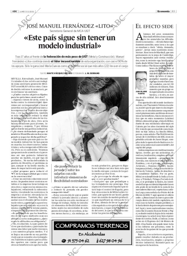 ABC MADRID 13-02-2006 página 83