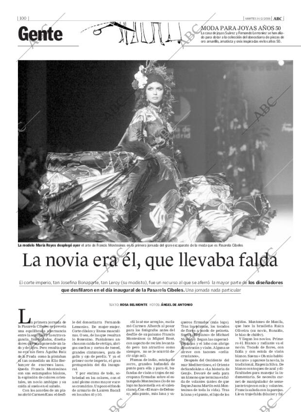 ABC MADRID 14-02-2006 página 100