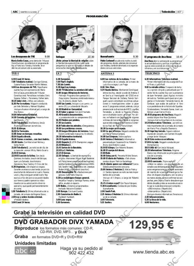 ABC MADRID 14-02-2006 página 107