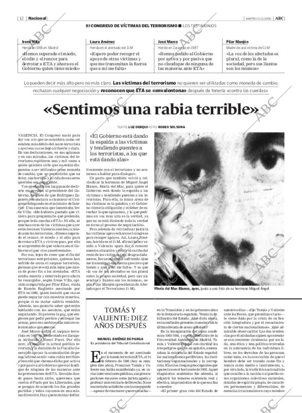 ABC MADRID 14-02-2006 página 12