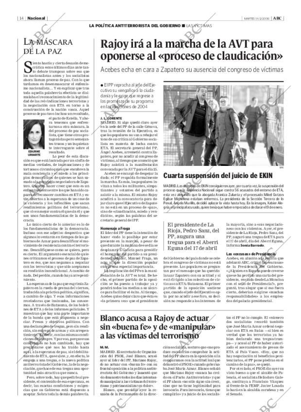 ABC MADRID 14-02-2006 página 14
