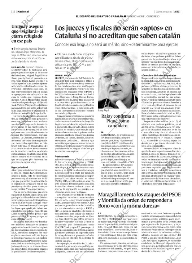 ABC MADRID 14-02-2006 página 16