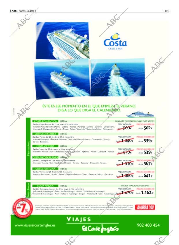 ABC MADRID 14-02-2006 página 19