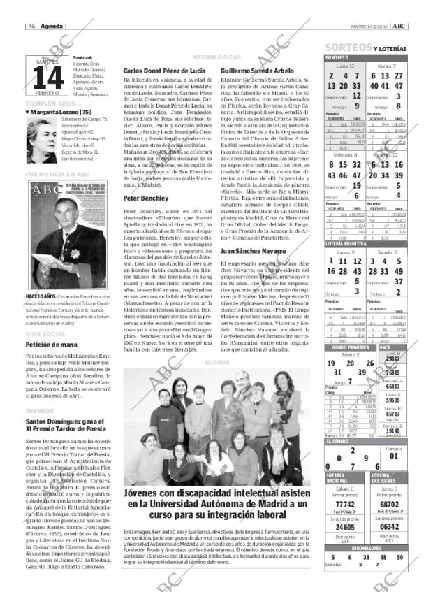ABC MADRID 14-02-2006 página 46