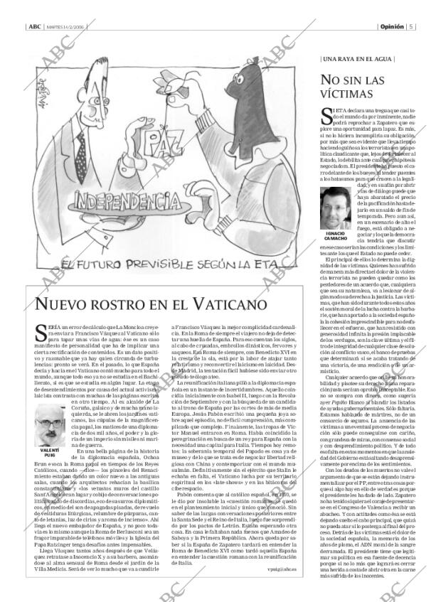 ABC MADRID 14-02-2006 página 5