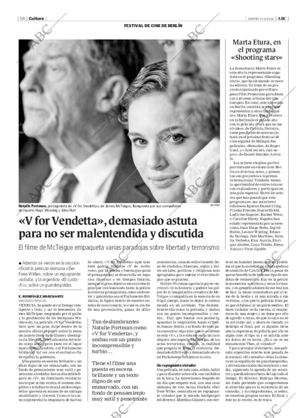ABC MADRID 14-02-2006 página 58