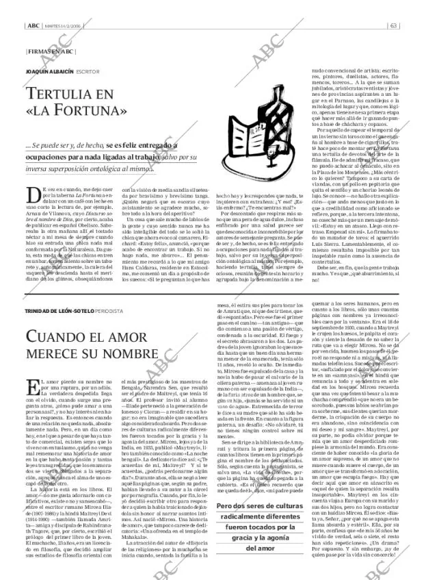 ABC MADRID 14-02-2006 página 63