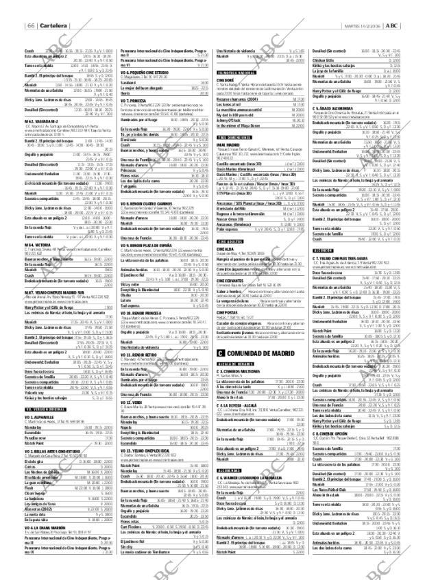 ABC MADRID 14-02-2006 página 66