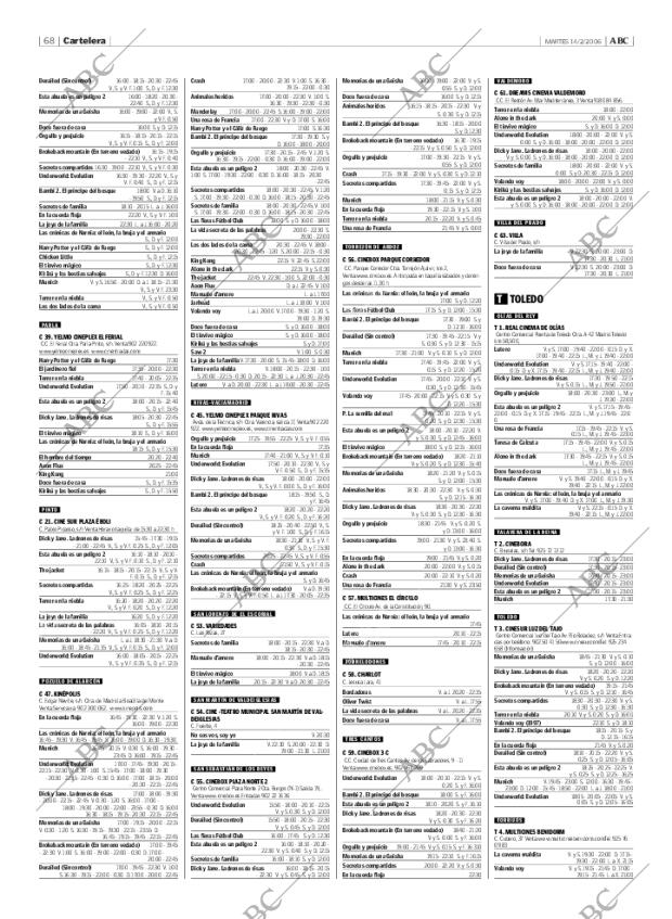 ABC MADRID 14-02-2006 página 68