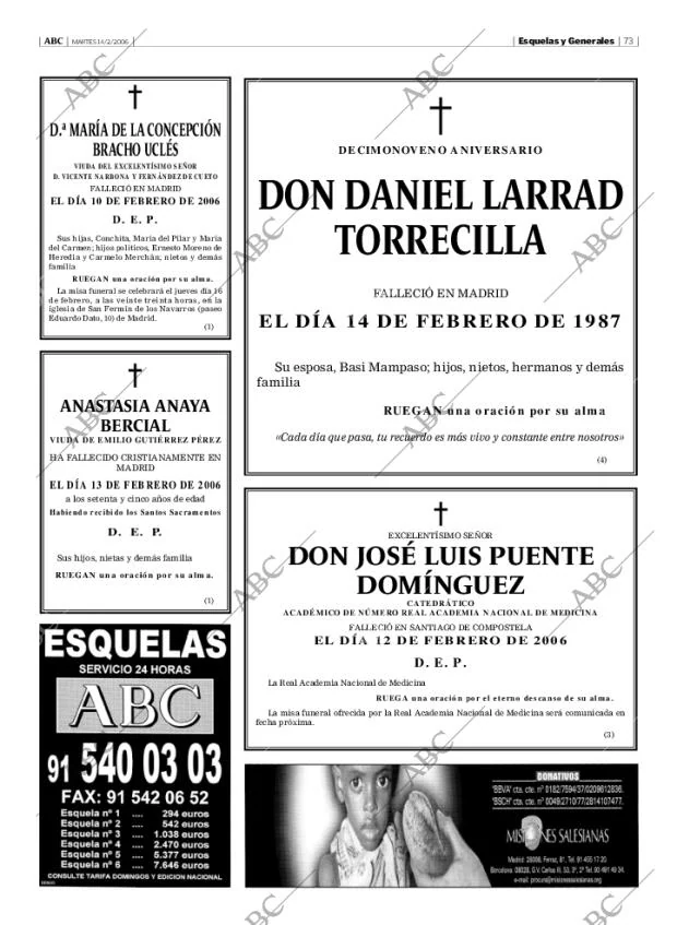 ABC MADRID 14-02-2006 página 73