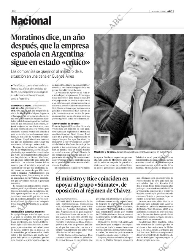 ABC MADRID 16-02-2006 página 10