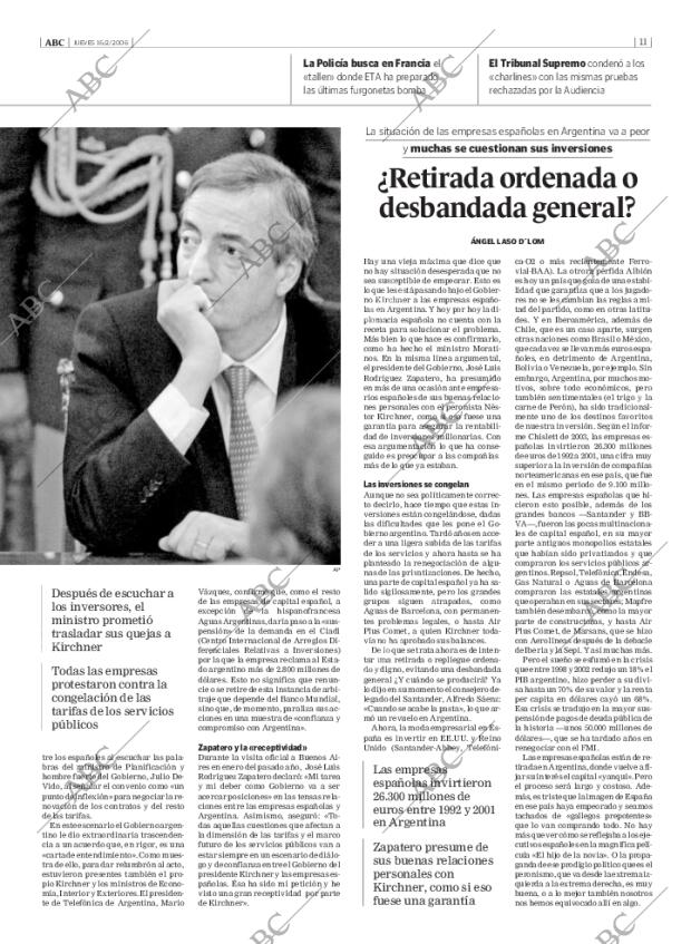 ABC MADRID 16-02-2006 página 11
