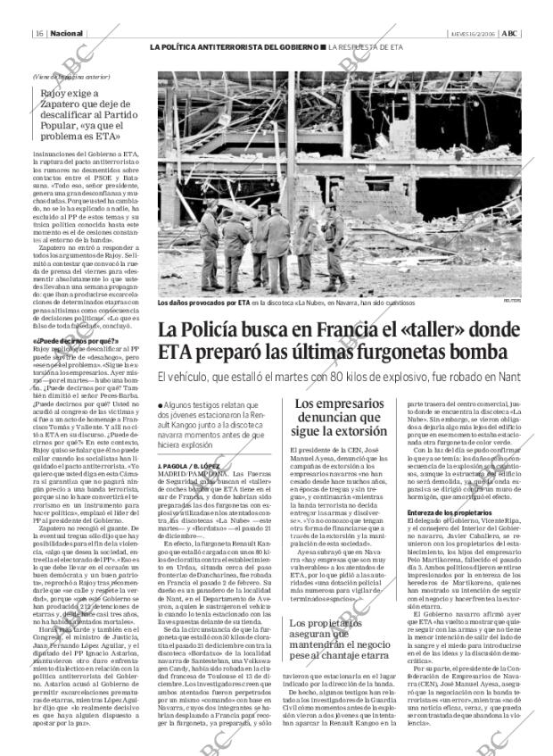 ABC MADRID 16-02-2006 página 16