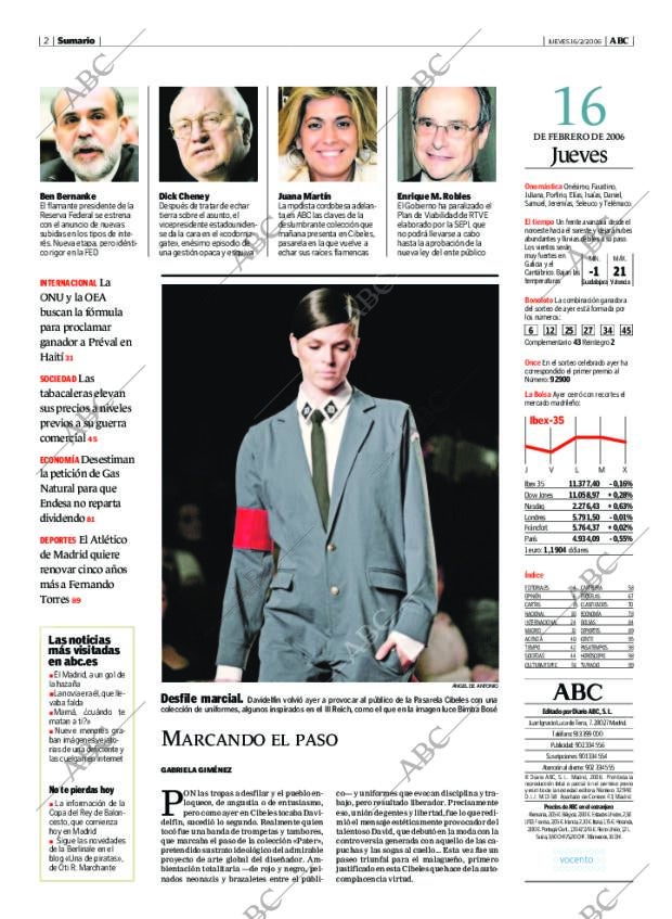 ABC MADRID 16-02-2006 página 2