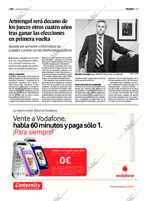 ABC MADRID 16-02-2006 página 37