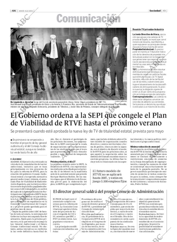ABC MADRID 16-02-2006 página 49
