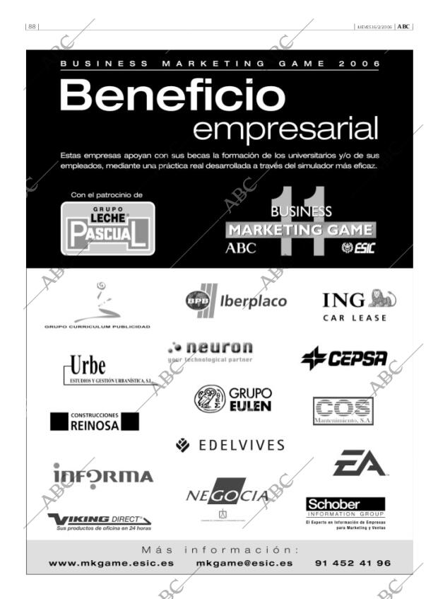 ABC MADRID 16-02-2006 página 88
