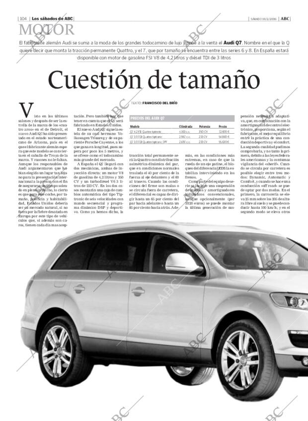 ABC MADRID 18-02-2006 página 104