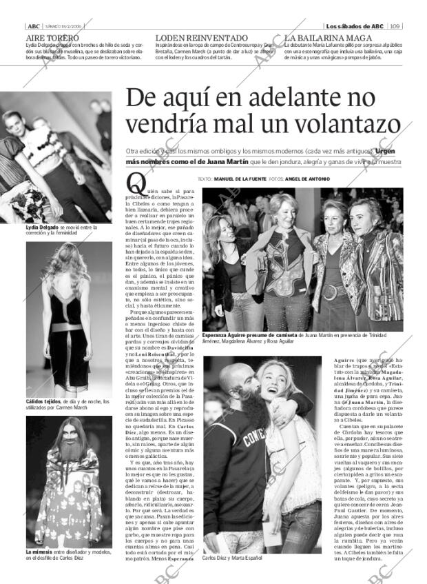 ABC MADRID 18-02-2006 página 109