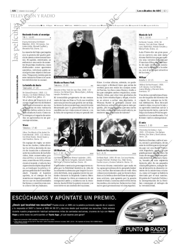 ABC MADRID 18-02-2006 página 113