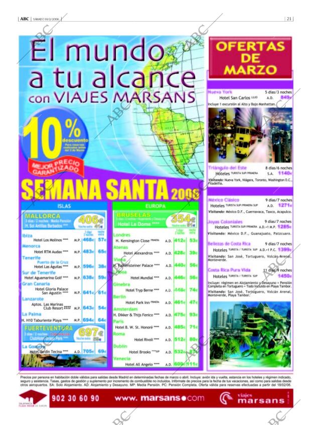 ABC MADRID 18-02-2006 página 21
