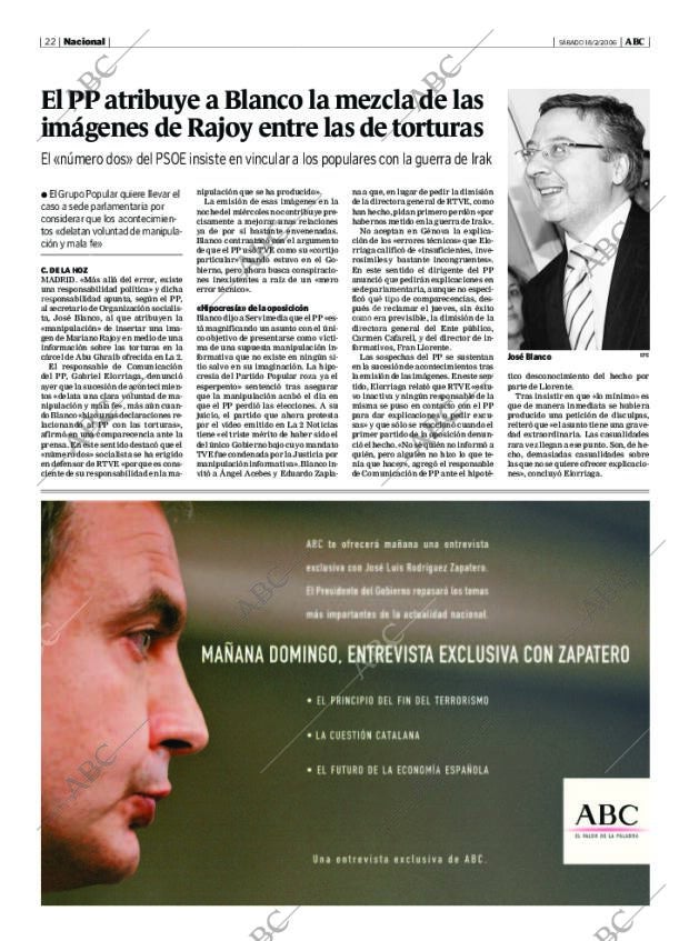 ABC MADRID 18-02-2006 página 22