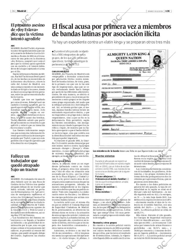 ABC MADRID 18-02-2006 página 36