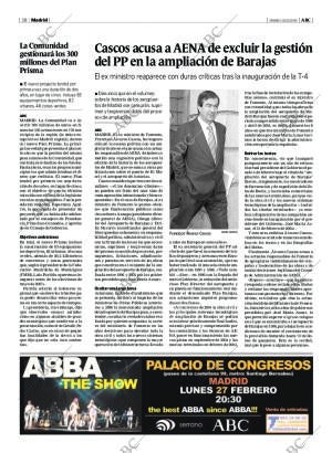 ABC MADRID 18-02-2006 página 38