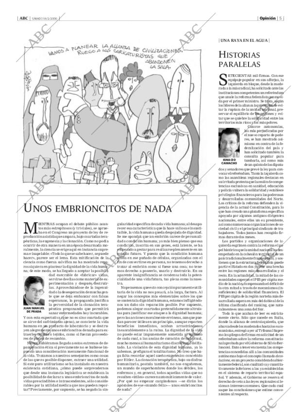 ABC MADRID 18-02-2006 página 5
