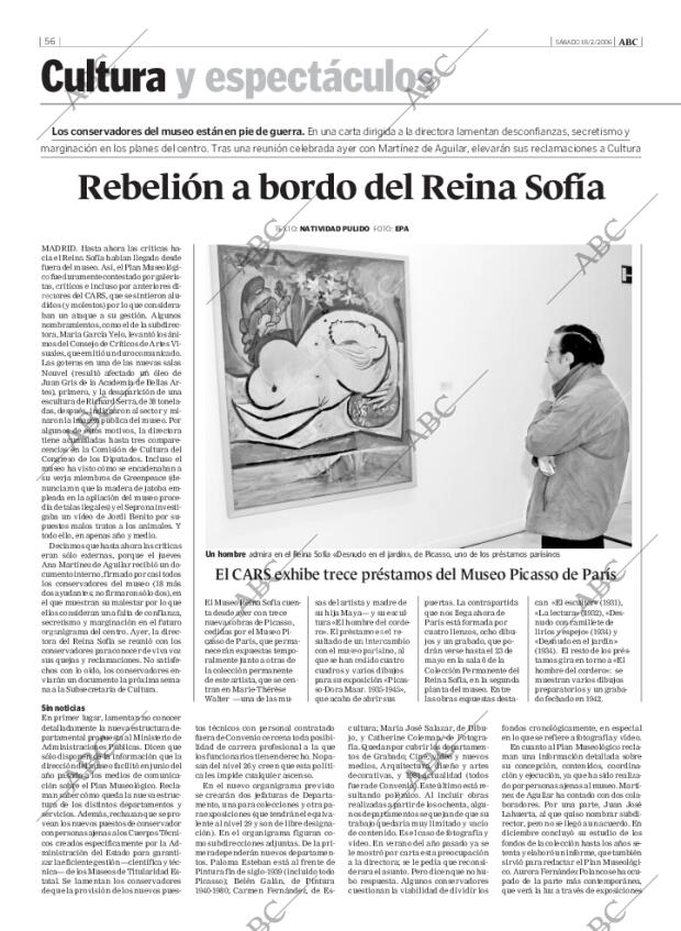 ABC MADRID 18-02-2006 página 56