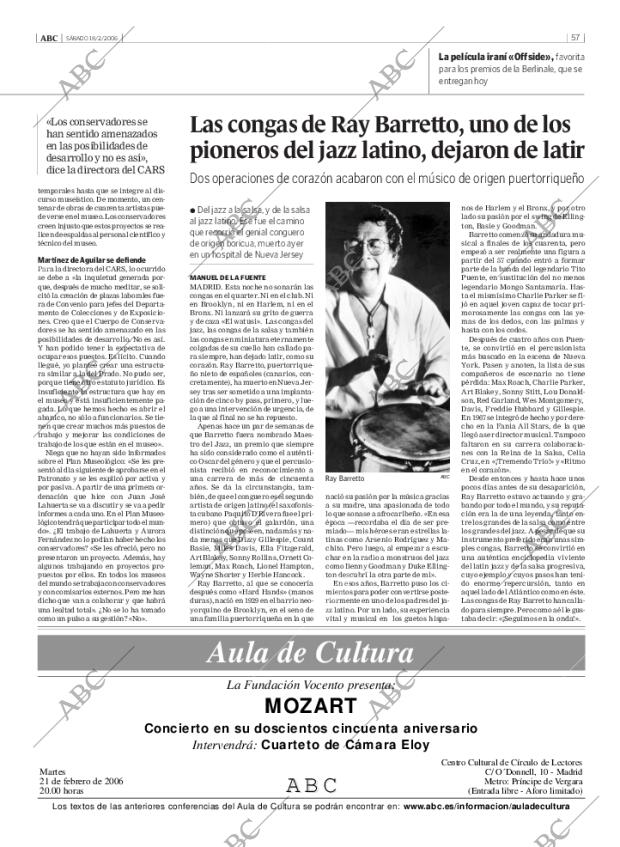 ABC MADRID 18-02-2006 página 57