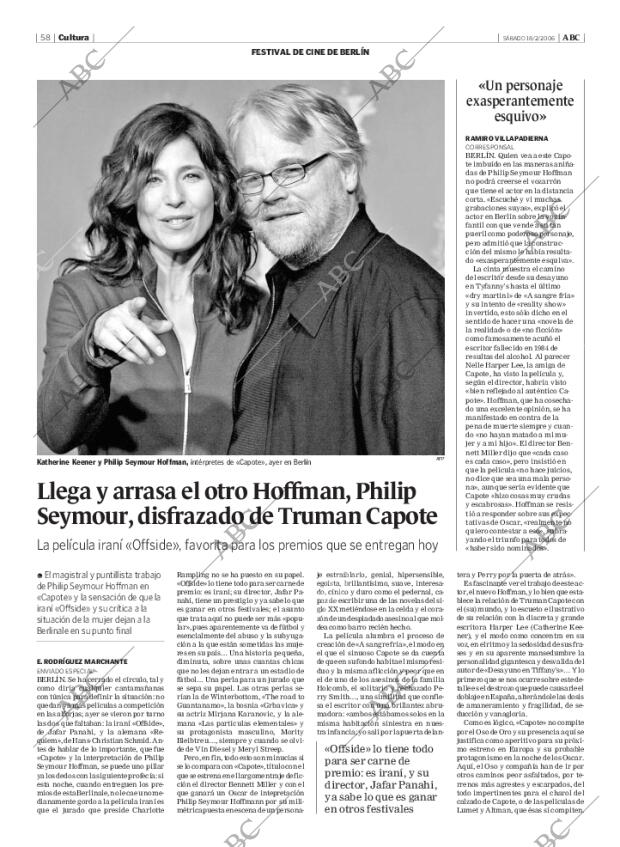 ABC MADRID 18-02-2006 página 58