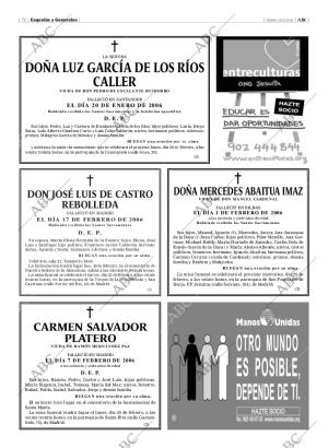 ABC MADRID 18-02-2006 página 72