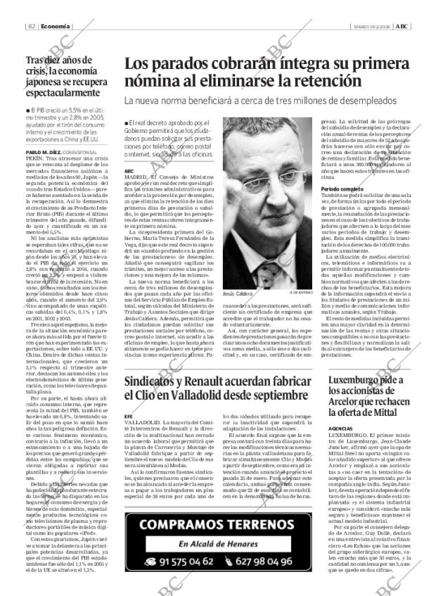 ABC MADRID 18-02-2006 página 82
