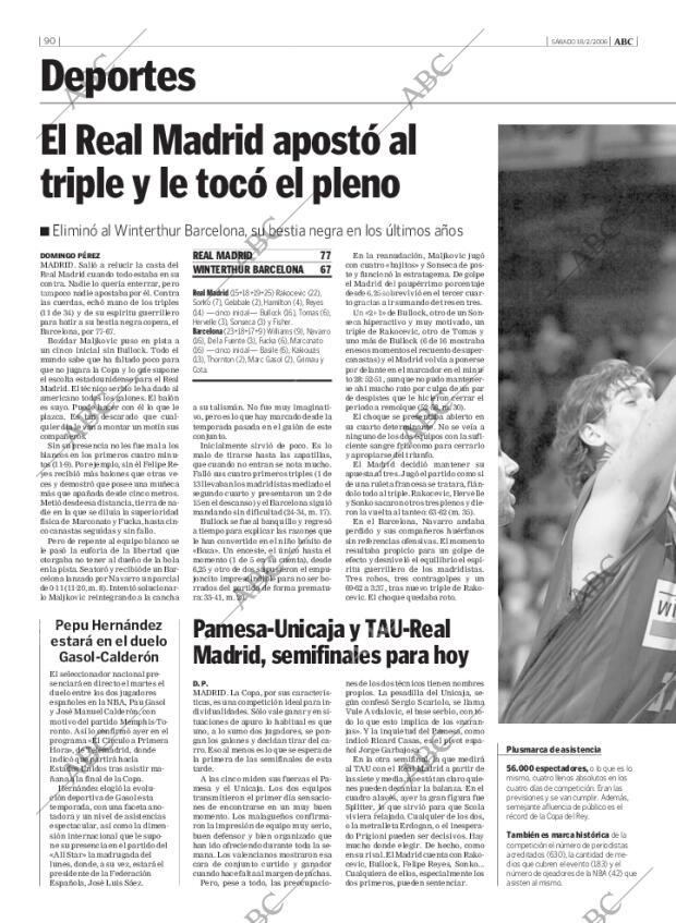 ABC MADRID 18-02-2006 página 90