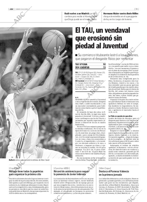 ABC MADRID 18-02-2006 página 91