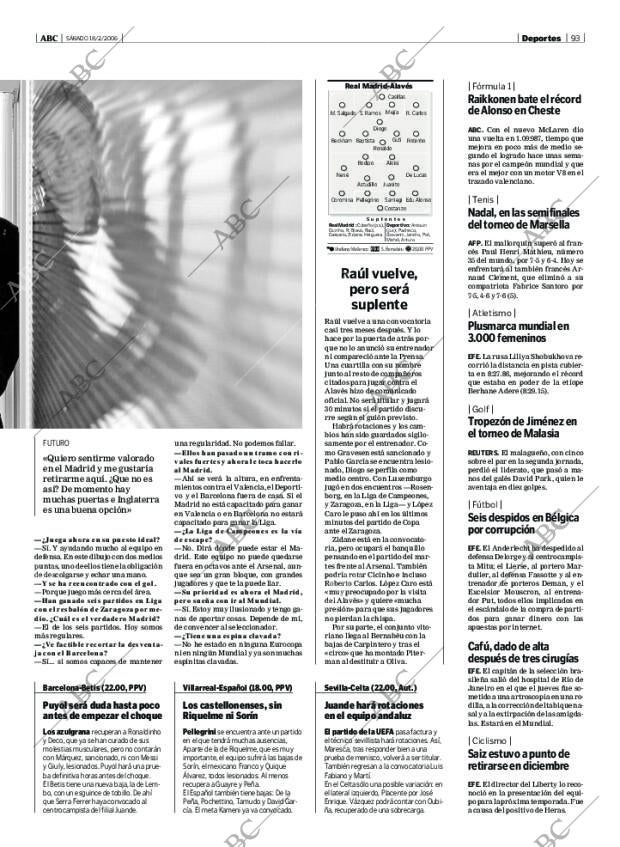 ABC MADRID 18-02-2006 página 93