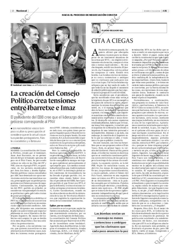 ABC MADRID 19-02-2006 página 18
