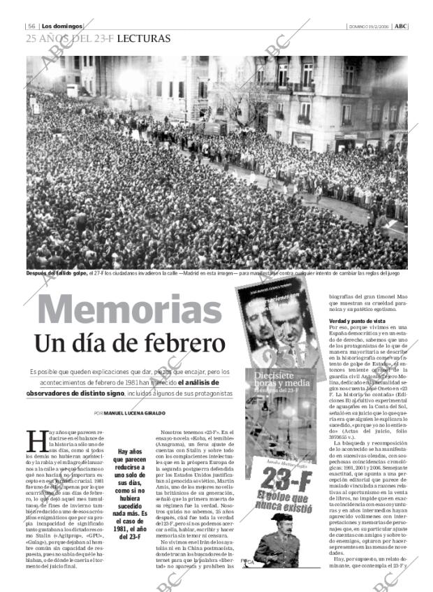 ABC MADRID 19-02-2006 página 56